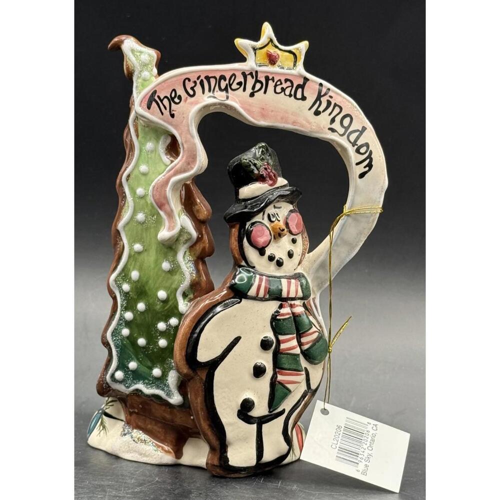 Christmas Tealight Candle Holder by Heather Goldminc for Blue Sky Clayworks